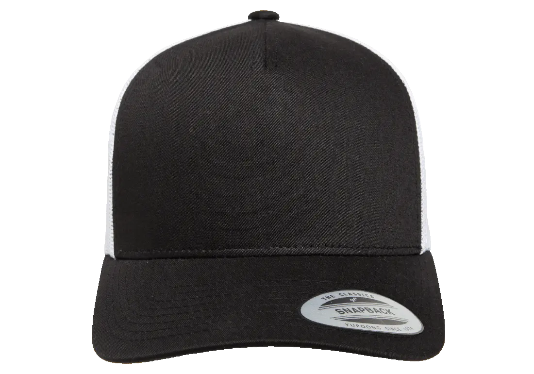 YP Classics® 5-panel retro trucker cap - 2-tone