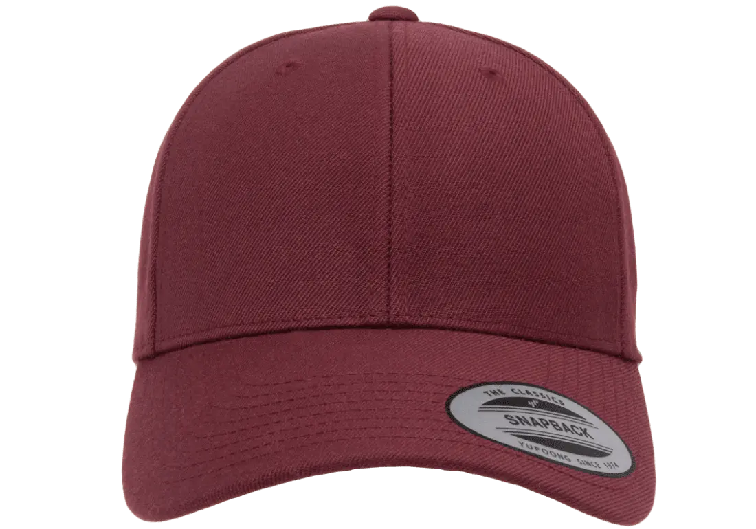 YP Classics® premium curved visor snapback cap
