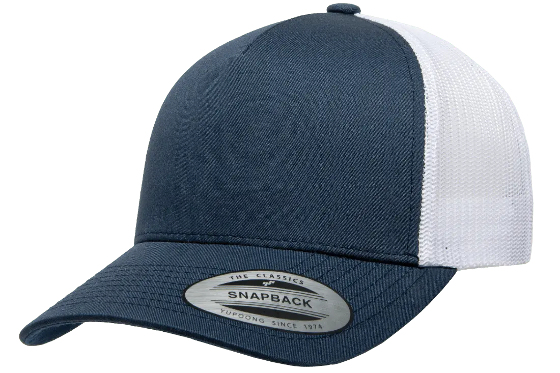 6506T - Navy Hat/White Mesh Back