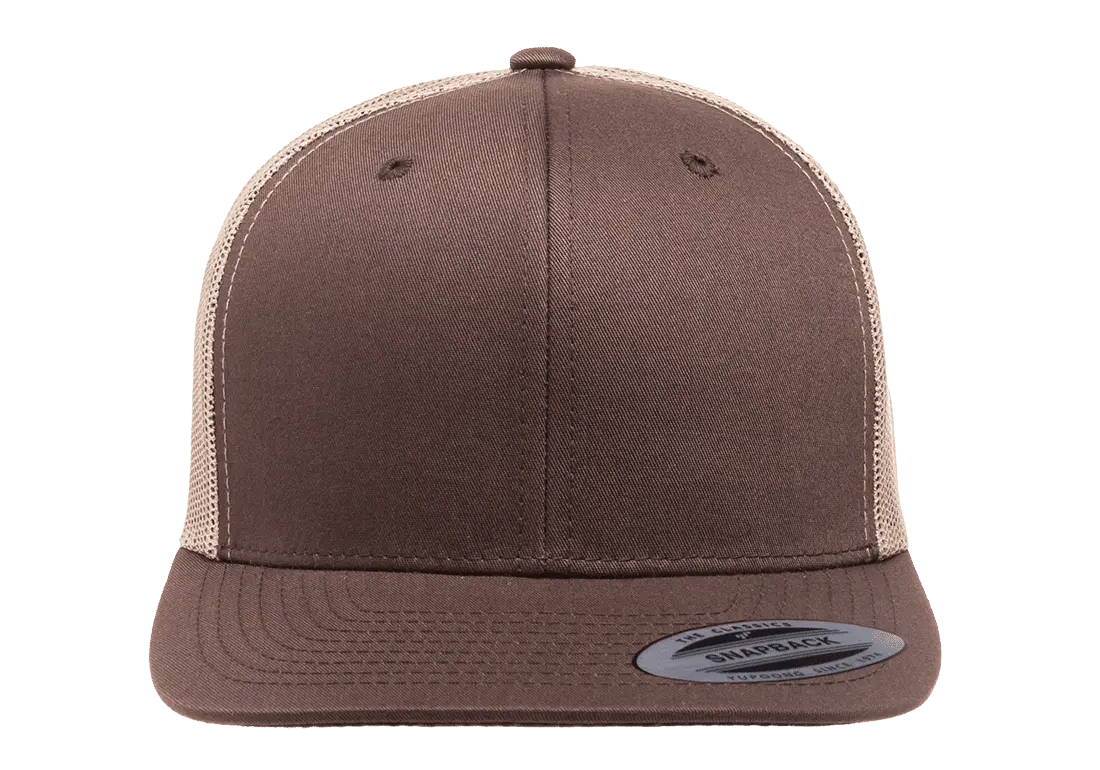 YP Classics® 5-panel retro trucker cap - 2-tone