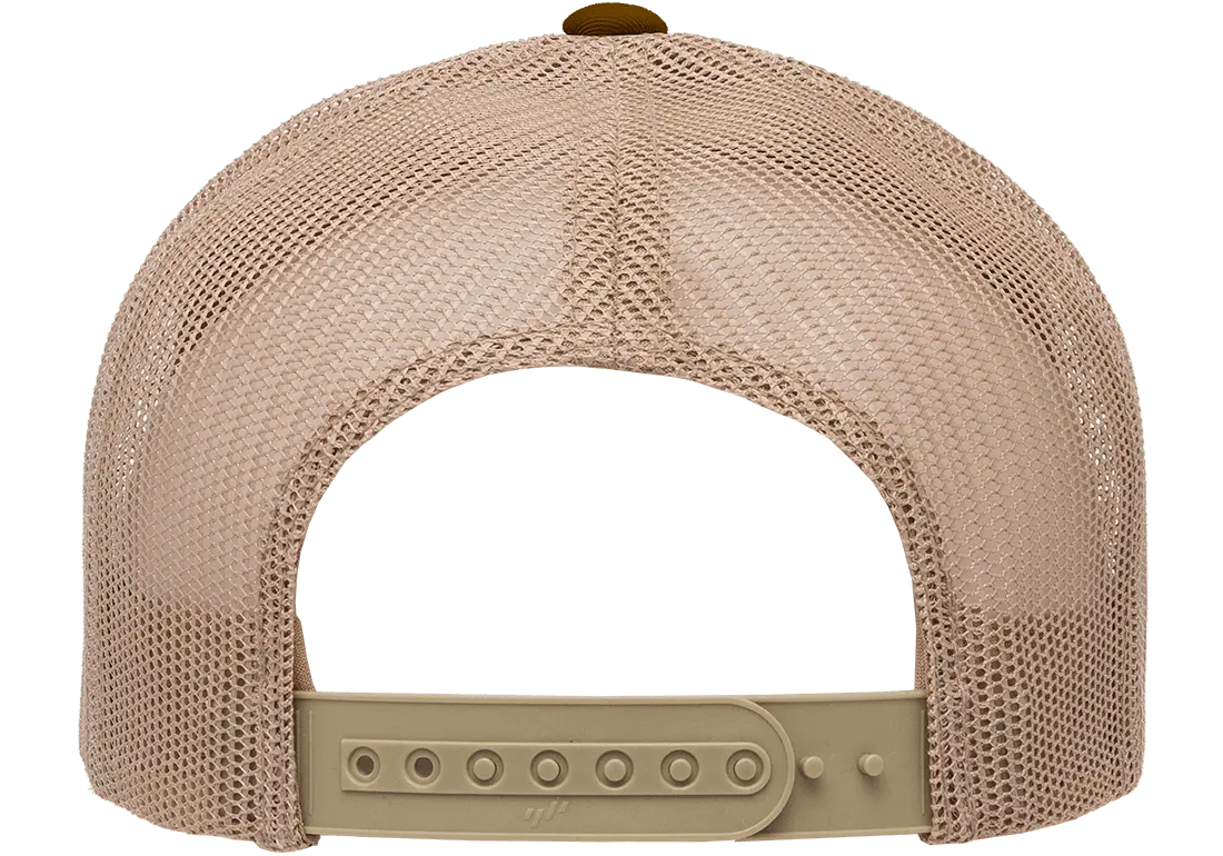 YP Classics® 5-panel retro trucker cap - 2-tone