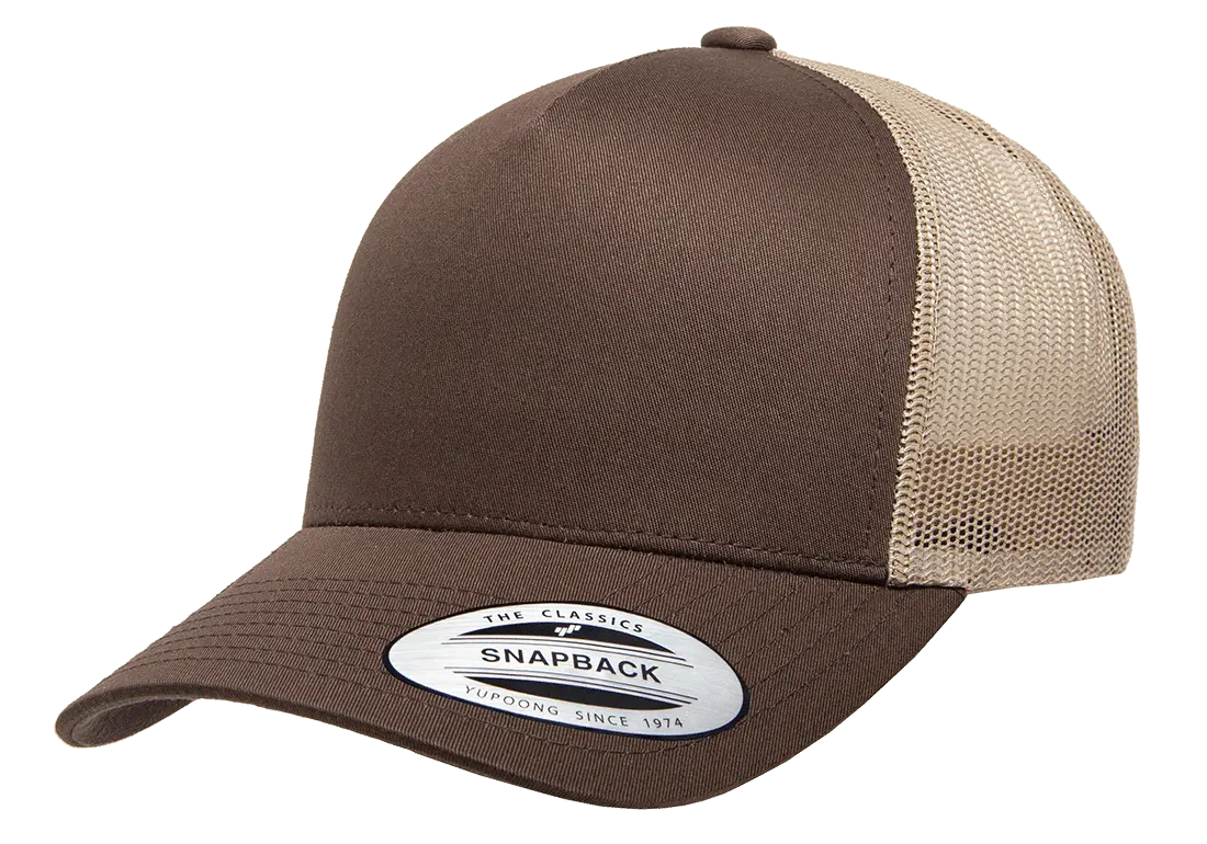 6506T - Brown Hat/Khaki Mesh Back