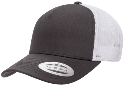 6506T - Charcoal Hat/White Mesh Back