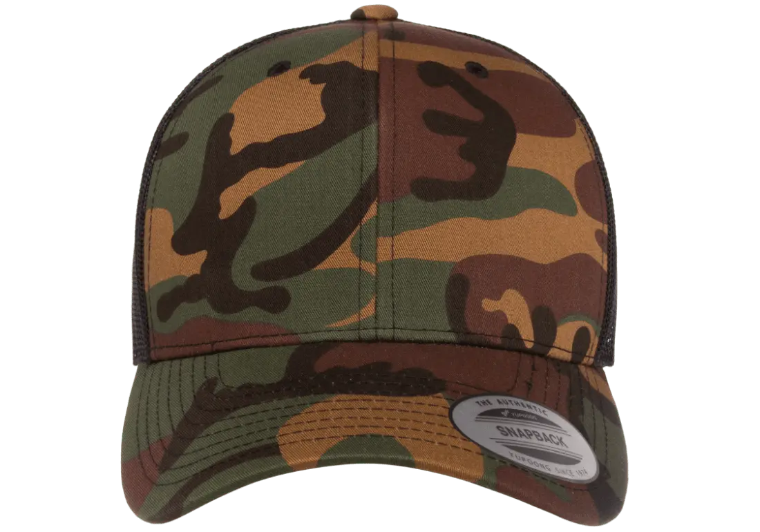 YP Classics® retro trucker camo cap