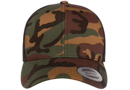 YP Classics® retro trucker camo cap