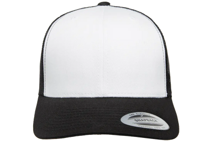 YP Classics® retro trucker cap with white front panel