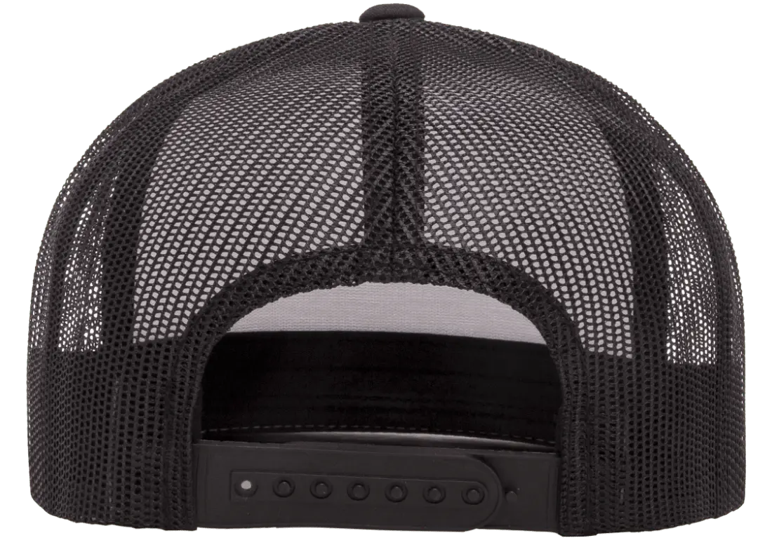 YP Classics® retro trucker cap with white front panel