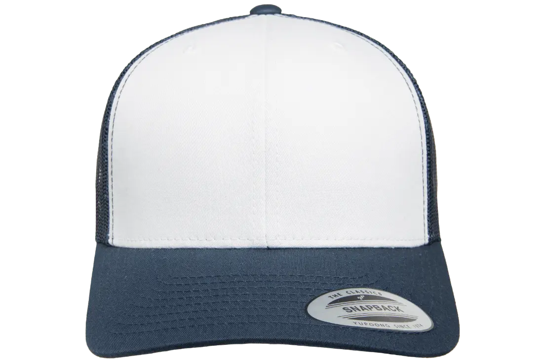 YP Classics® retro trucker cap with white front panel