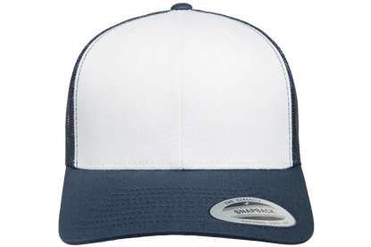 YP Classics® retro trucker cap with white front panel