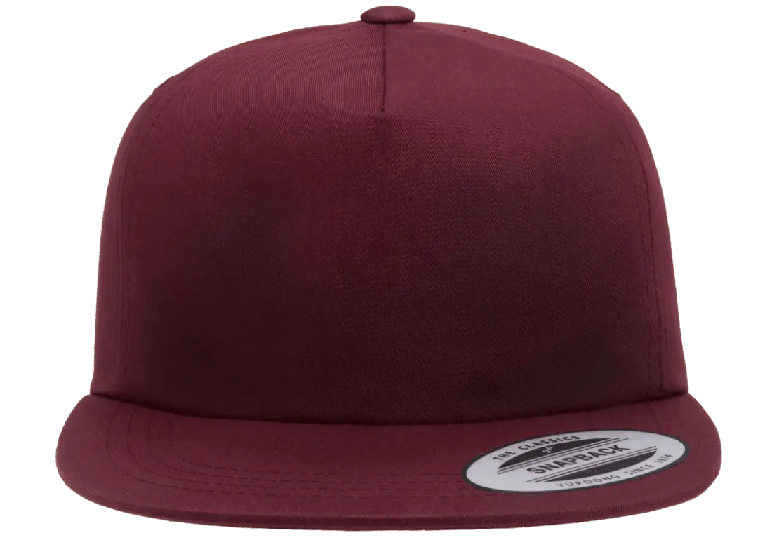 YP Classics® lightly structured 5- panel snapback cap