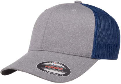 6311 - heather Hat/Royal Mesh Back