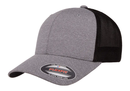 Heather Hat/Black Mesh Back / One Size
