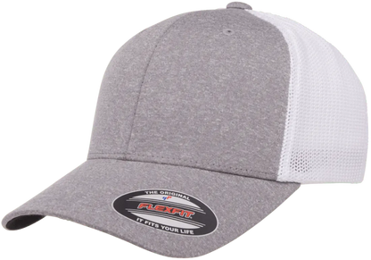 6311 - Heather Hat/White Mesh Back