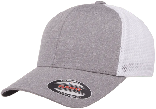 Heather Hat/White Mesh Back / One Size