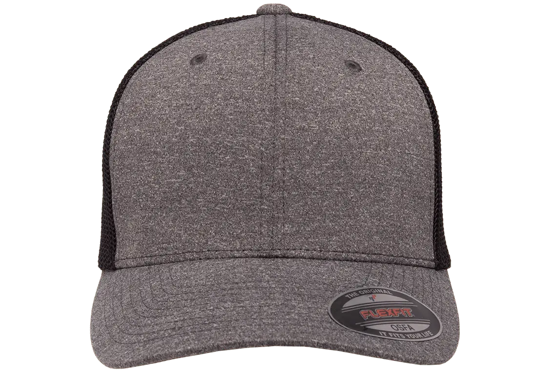 Flexfit® melange trucker cap