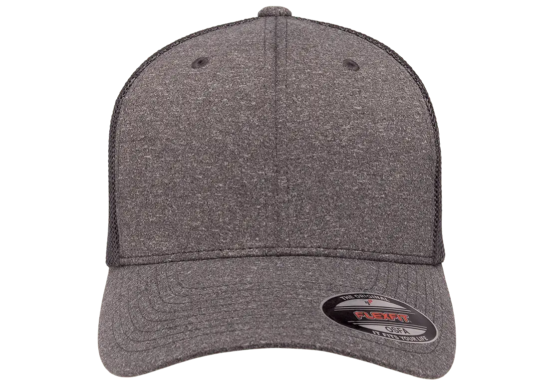 Flexfit® melange trucker cap