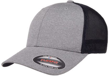 6311 - Heather Hat/Navy Mesh Back
