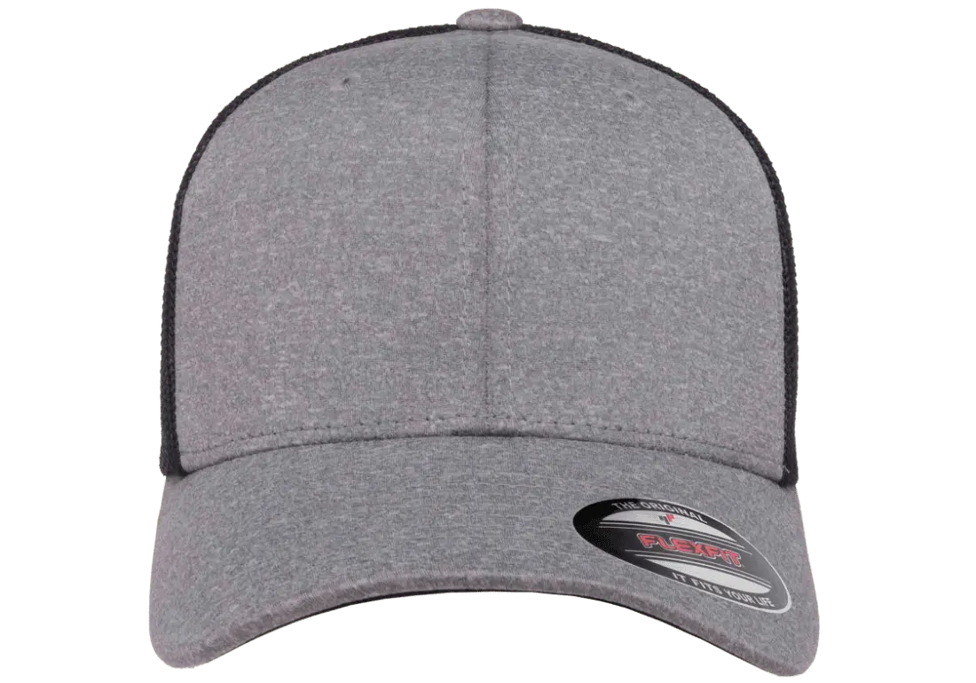 Flexfit® melange trucker cap