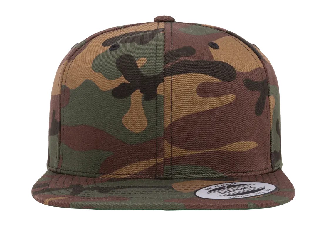 YP Classics® premium snapback camo cap