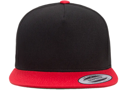 YP Classics® 5-panel cotton twill snapback cap - 2-tone