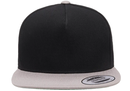 YP Classics® 5-panel cotton twill snapback cap - 2-tone