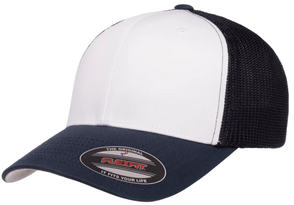 6511W - Navy Hat/White Front Panel