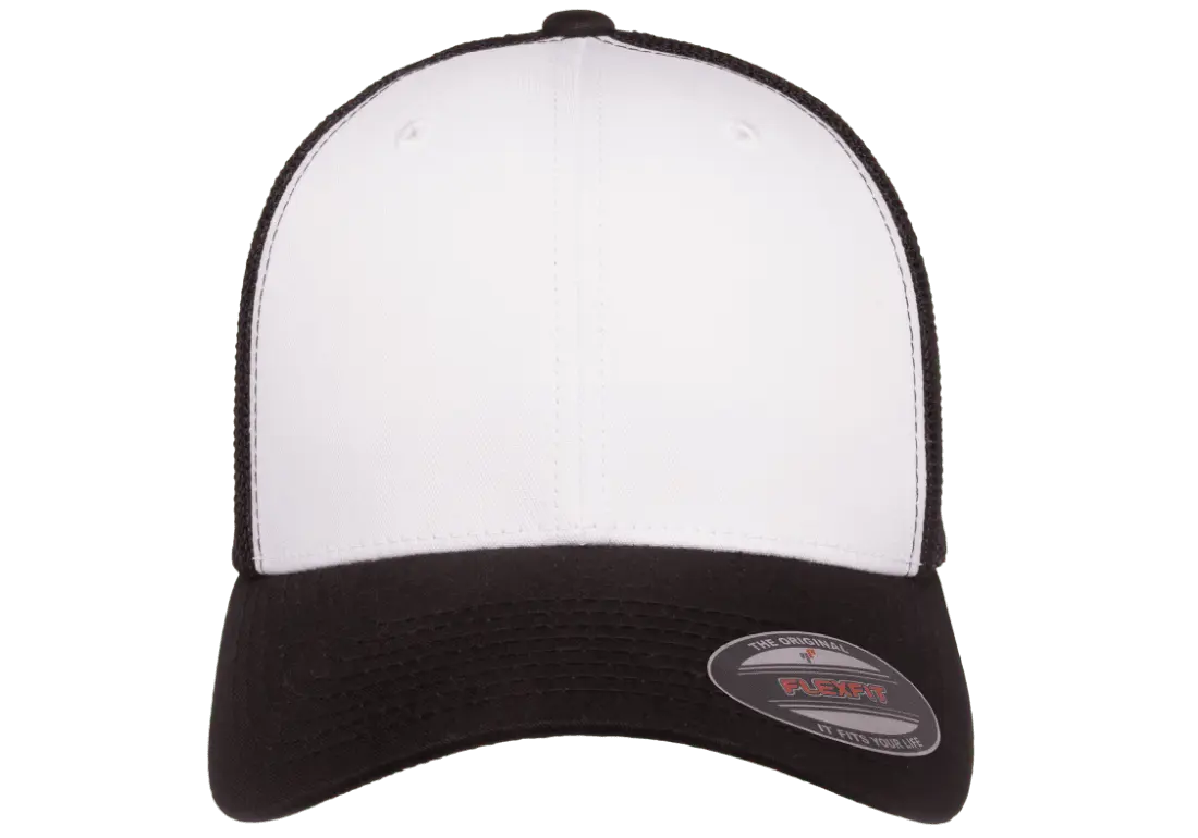 Flexfit® trucker mesh cap - white front panels
