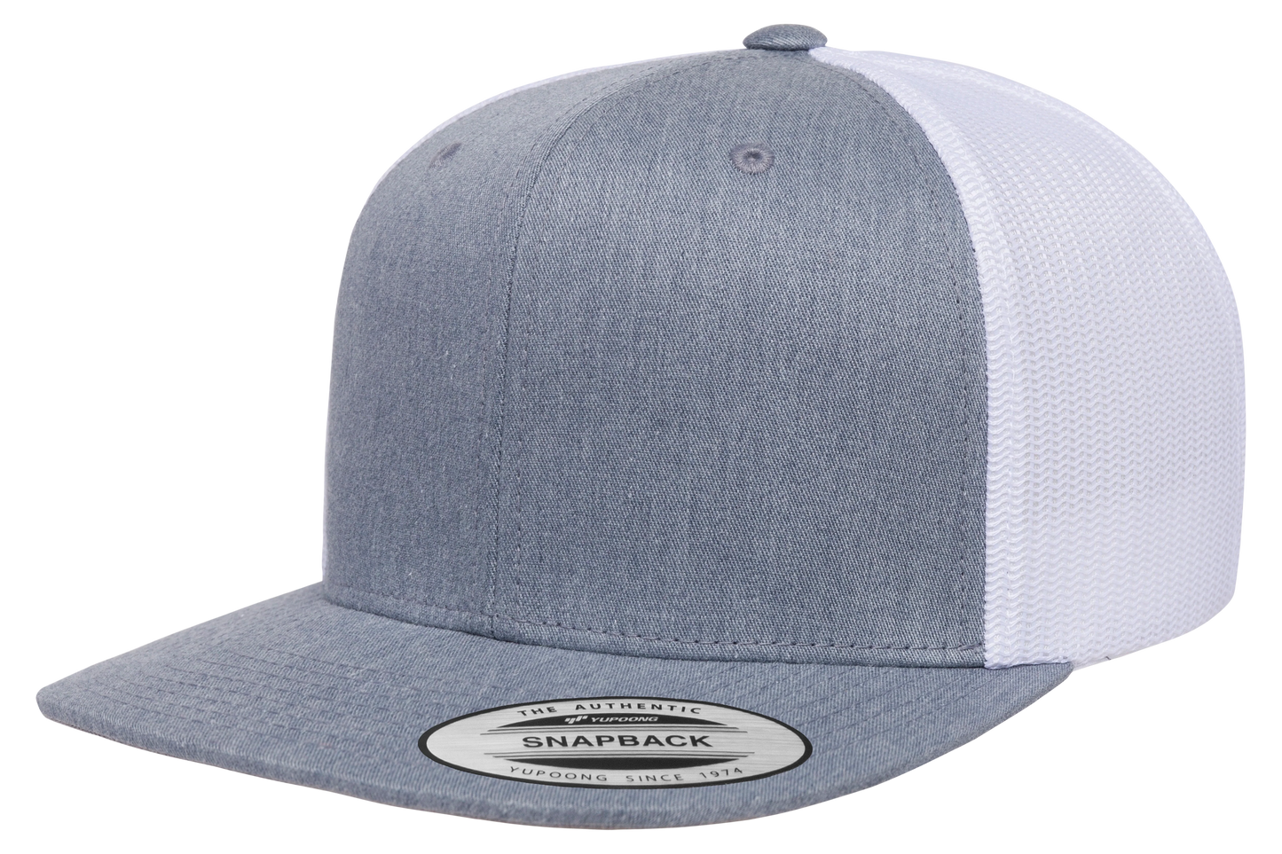 6609T - Heather/White