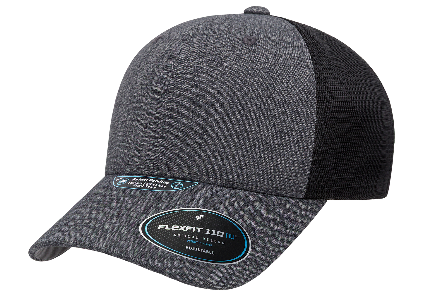 110MTNU - Melange Charcoal/Black