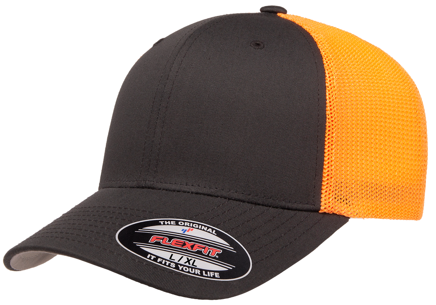 6511T - Charcoal/Neon Orange