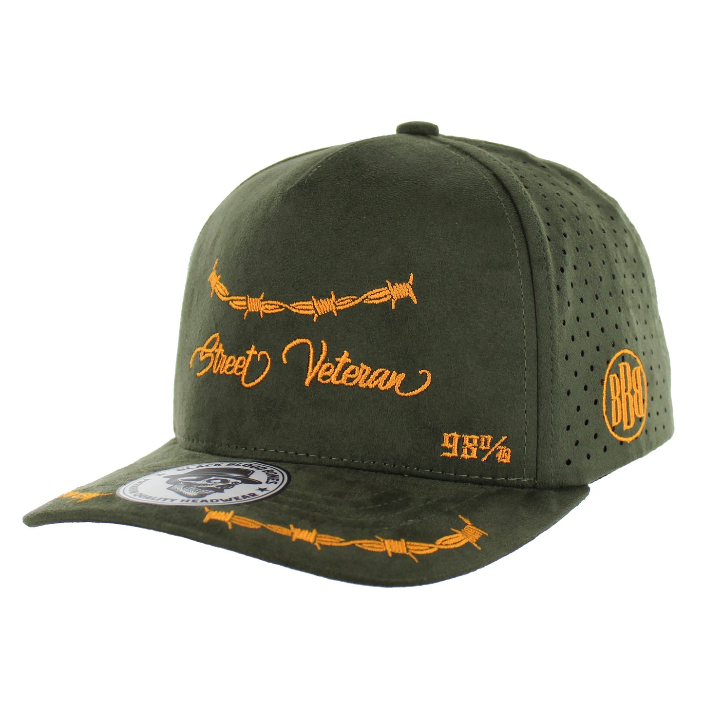 BBB001-12 - STREET VETERAN - Olive Suede