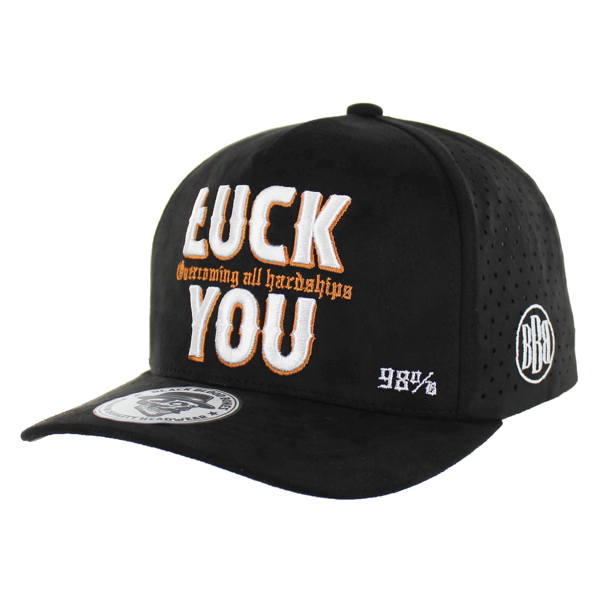 BBB004-1 - LUCK YOU - Black Suede