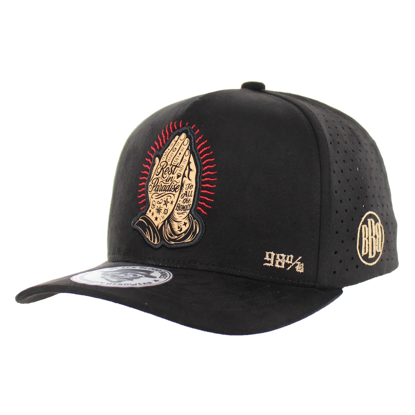 BBB006-1 - REST IN PARADISE - Black Suede