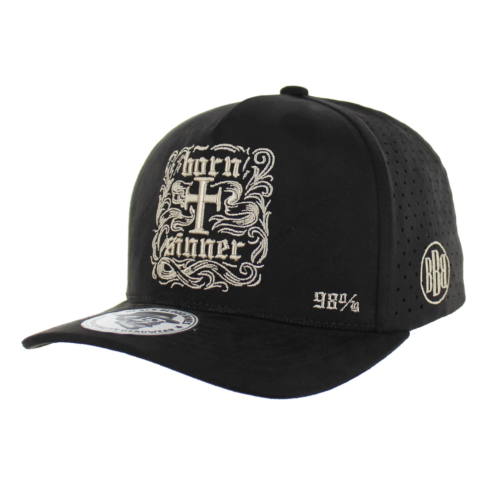 BBB010-1 - BORN SINNER - Black Suede