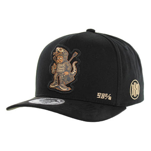 BBB011-2 - STREET CULTURE - Black Cotton / Suede
