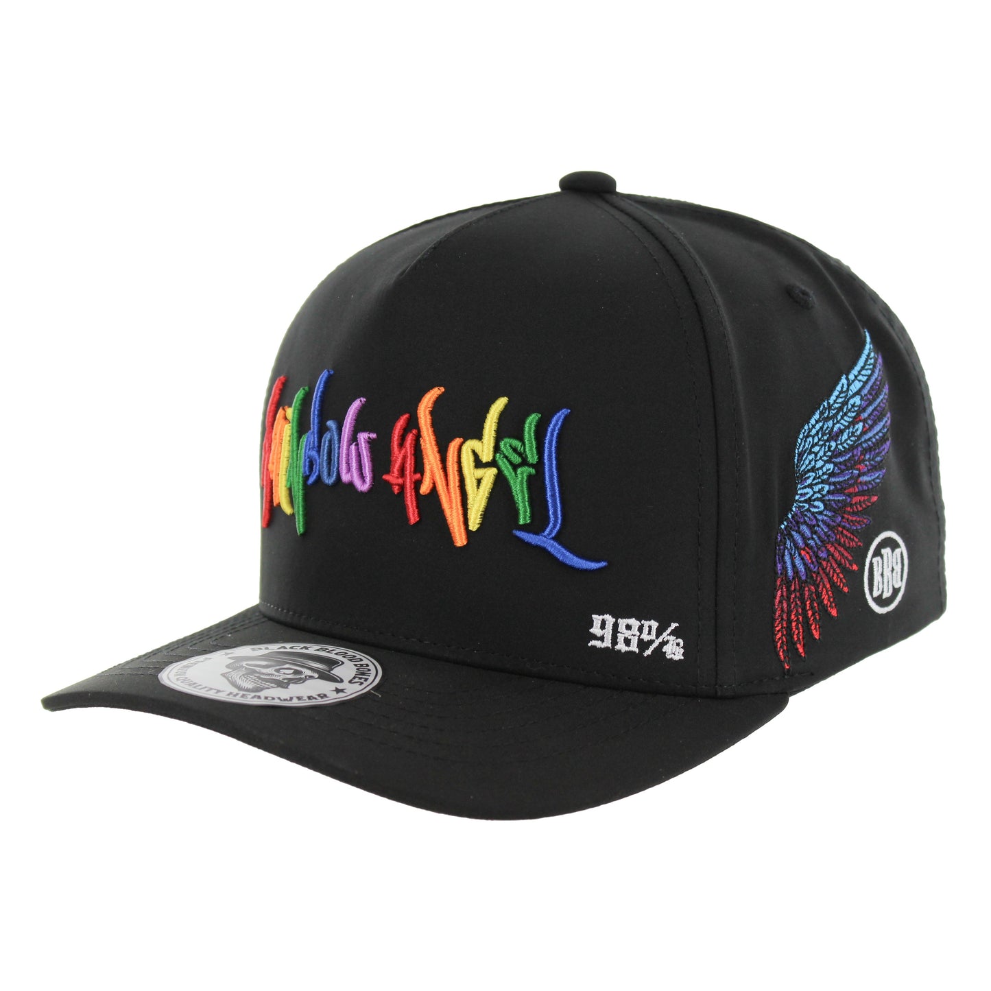BBB016-3 - RAINBOW ANGEL - Black Hydro