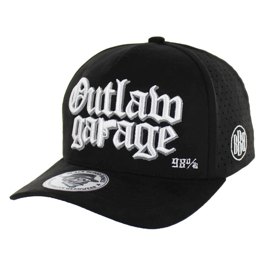 BBB018-1 - OUTLAW GARAGE - Black Suede