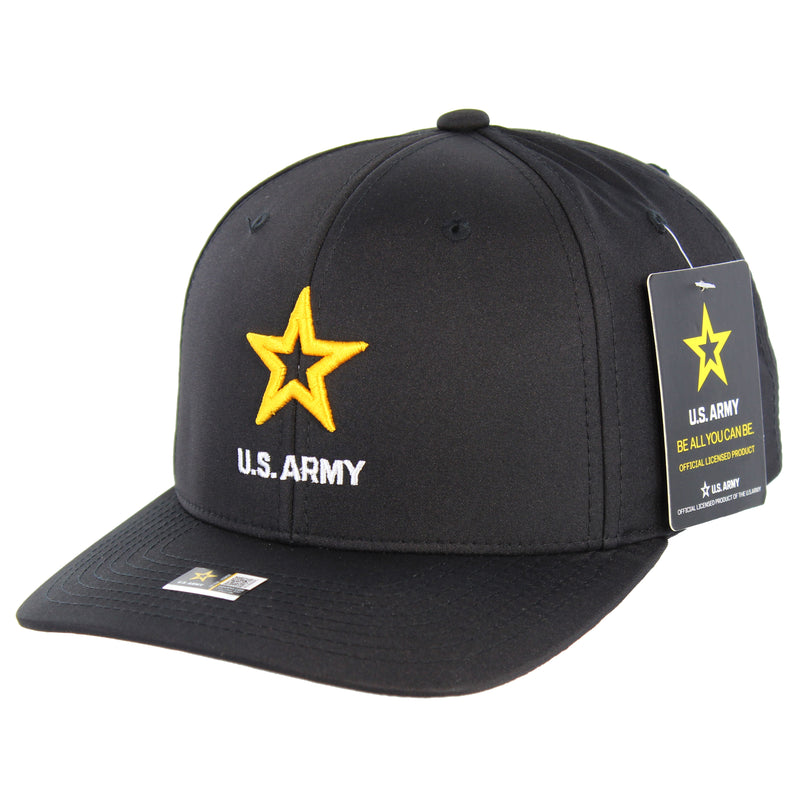 CK-AR001-1 - ARMY LOGO CAP - BLACK