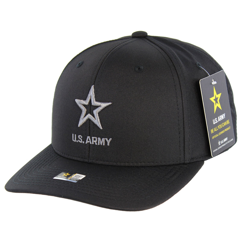 CK-AR002-1 - ARMY LOGO (GREY) CAP - BLACK