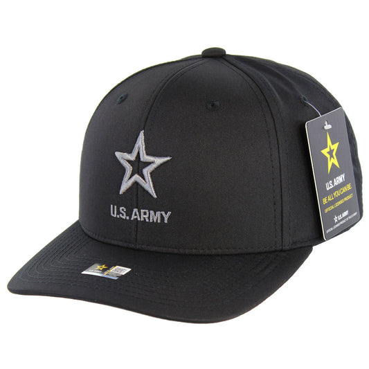CK-AR002-1 - ARMY LOGO (GREY) CAP - BLACK