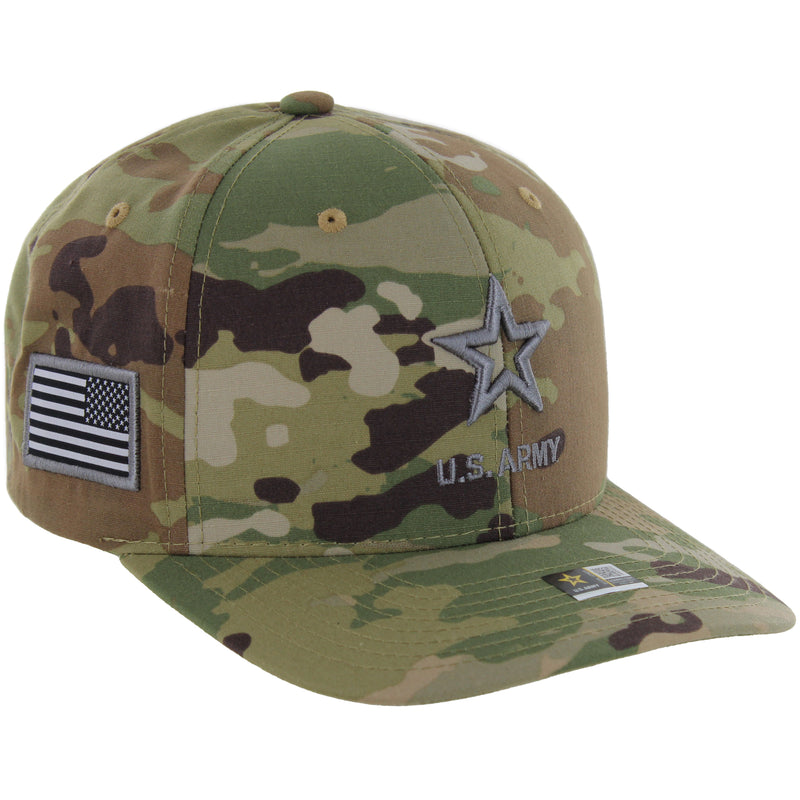 CK-AR002-3 - ARMY LOGO (GREY) CAP - CAMO