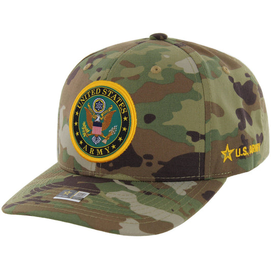 CK-AR003-6 - ARMY SEAL (WOVEN) CAP - CAMO