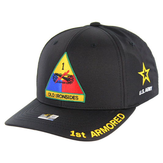 CK-AR019 - 1ST ARMORED DIVISION CAP - BLACK