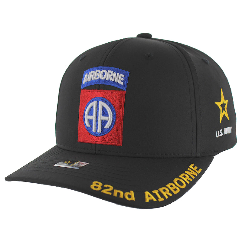 CK-AR025-1 - 82ND AIRBORNE CAP - BLACK