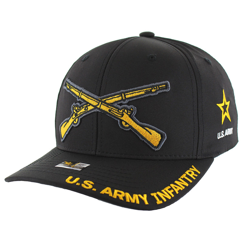 CK-AR031 - INFANTRY CAP - BLACK