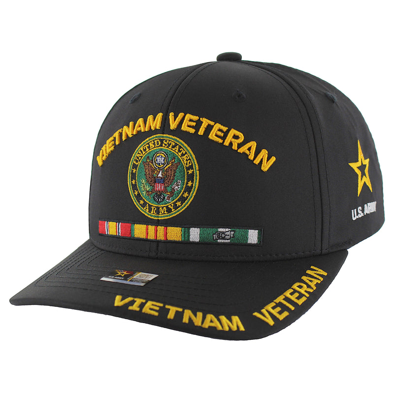 CK-AR035-1 - VIETNAM VETERAN CAP - BLACK