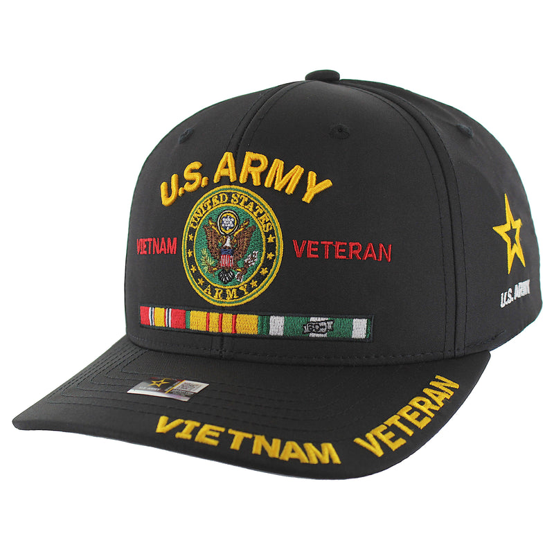 CK-AR036-1 - VIETNAM VETERAN CAP - BLACK