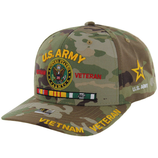 CK-AR036-3 - VIETNAM VETERAN CAP - CAMO