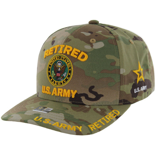 CK-AR038-3 - RETIRED ARMY CAP - CAMO