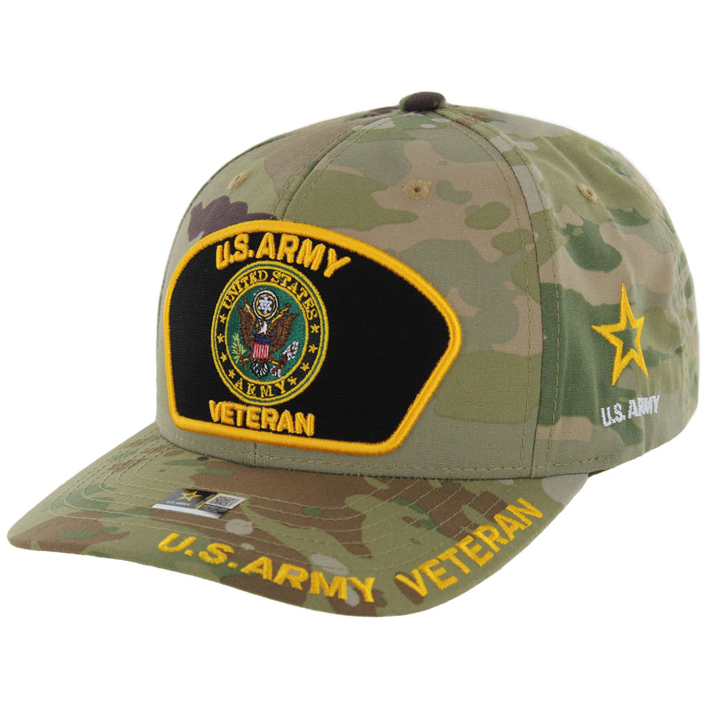 CK-AR039-3 - ARMY VETERAN CAP - CAMO